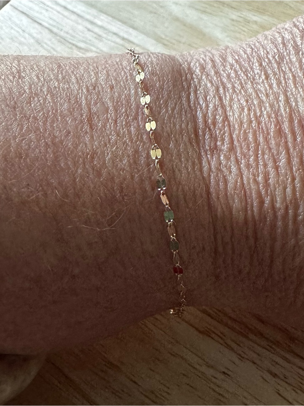 ✨ 14K GOLD MARINER LINK DIAMOND CUT BRACELET ✨